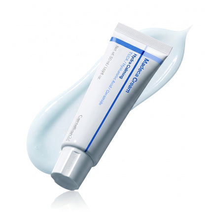 Centellian24 Madeca Hydra calming cream tube, 50ml, with blue label and cap.
