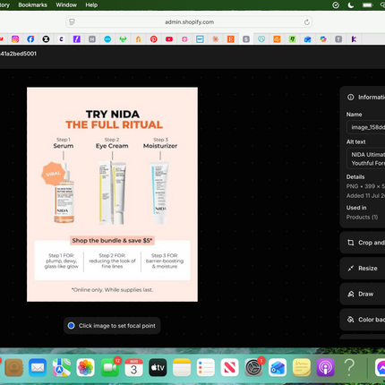 NIDA The Full Ritual Set - Serum Eye Cream Moisturizer