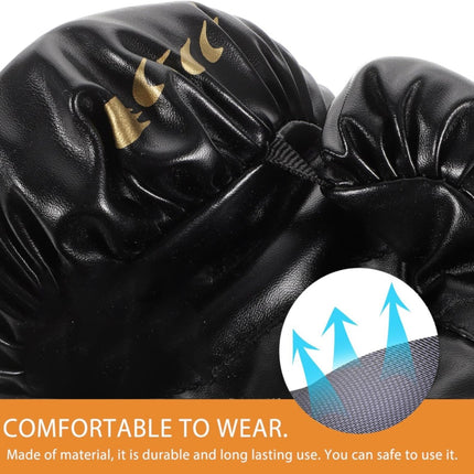 Boxing Gloves, Sportswear Entertainment Performance Accessories2 Pair Boxing Gloves for Beginners , Training and Sparring Kick Boxing Glove Training Glove Set Punching Bag Mitts, Black,Red,Blue(Red) Red