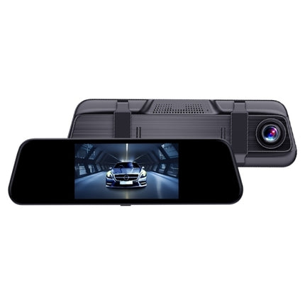 Car dash cam DVR with 5.5-inch touch screen and front camera module