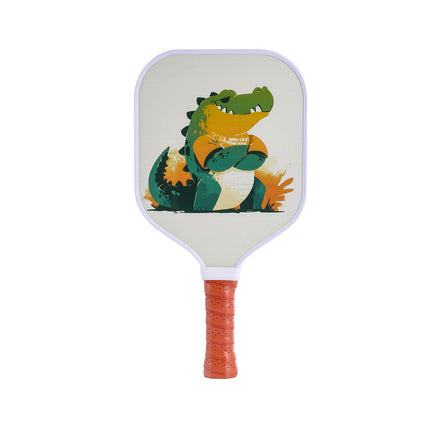 【RT-012】 Fiberglass Pickleball Paddle Set of 2 with 4 Balls and Carry Bag - 185g Single Paddle Weight - Beginner Friendly Starter Kit with Non-Slip Cushion Grip for Adults Kids and Outdoor Family Fun