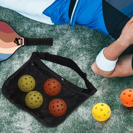Lightweight 9-Ply Hard Basswood Pickleball Paddle Set with Curved Stripes Design - 2 Durable Paddles + 4 Balls + Ball Mesh Bag + Carrying Backpack for Indoor & Outdoor Play - Professional Size Construction, Breathable Non-Slip Grip